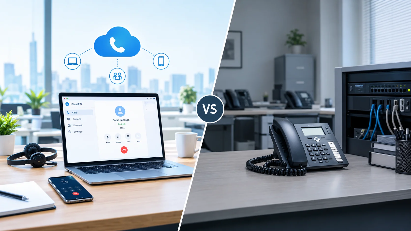 Hosted Telephone System vs Traditional Landline