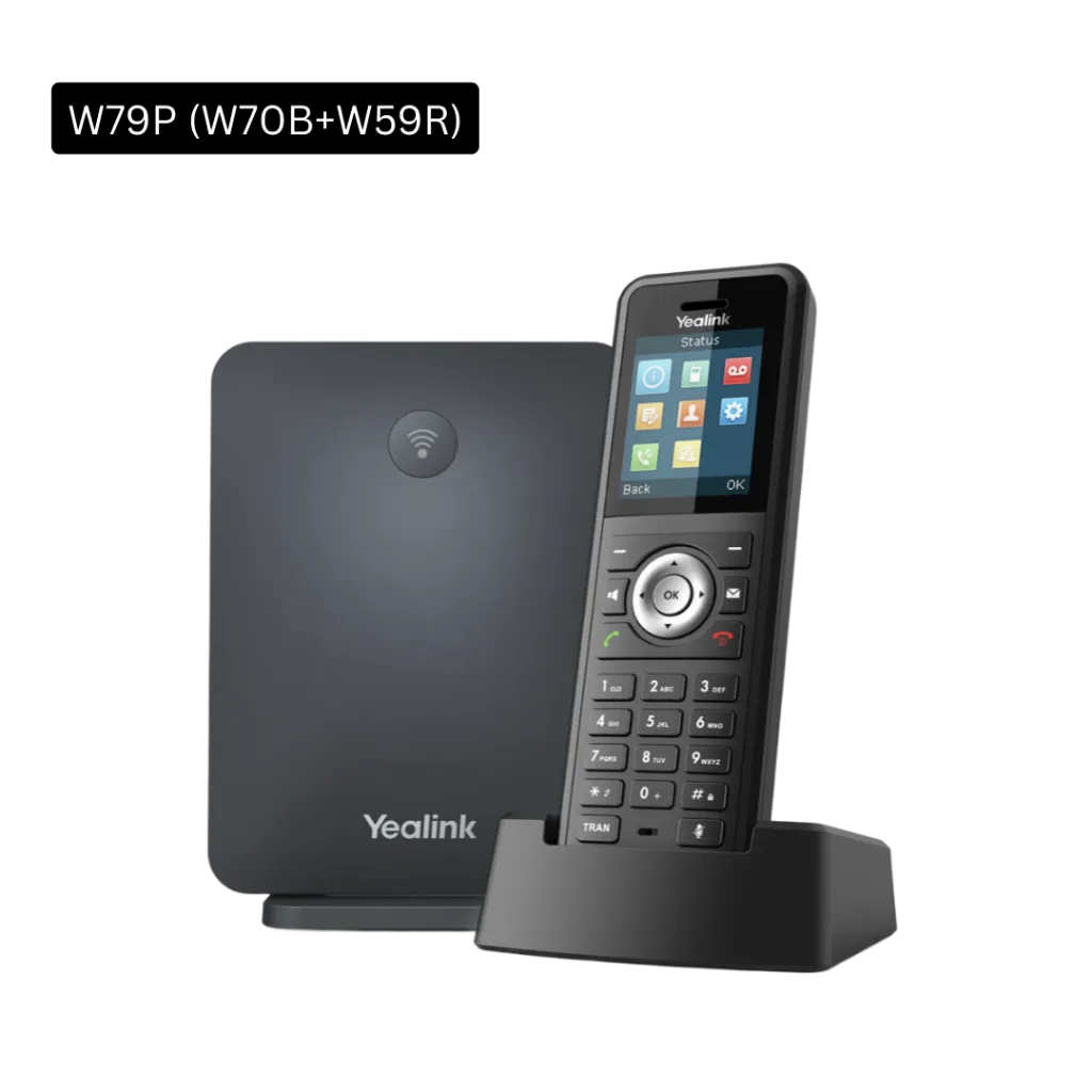 Yealink W79P Cordless Phone System | DECT Handset | Pulse